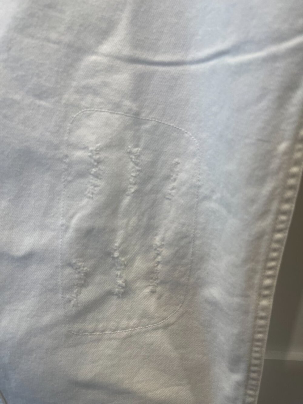 Women's New Ralph Lauren White Cotton Jeans w/Lace Details Sz 16W $195 - Picture 6 of 13